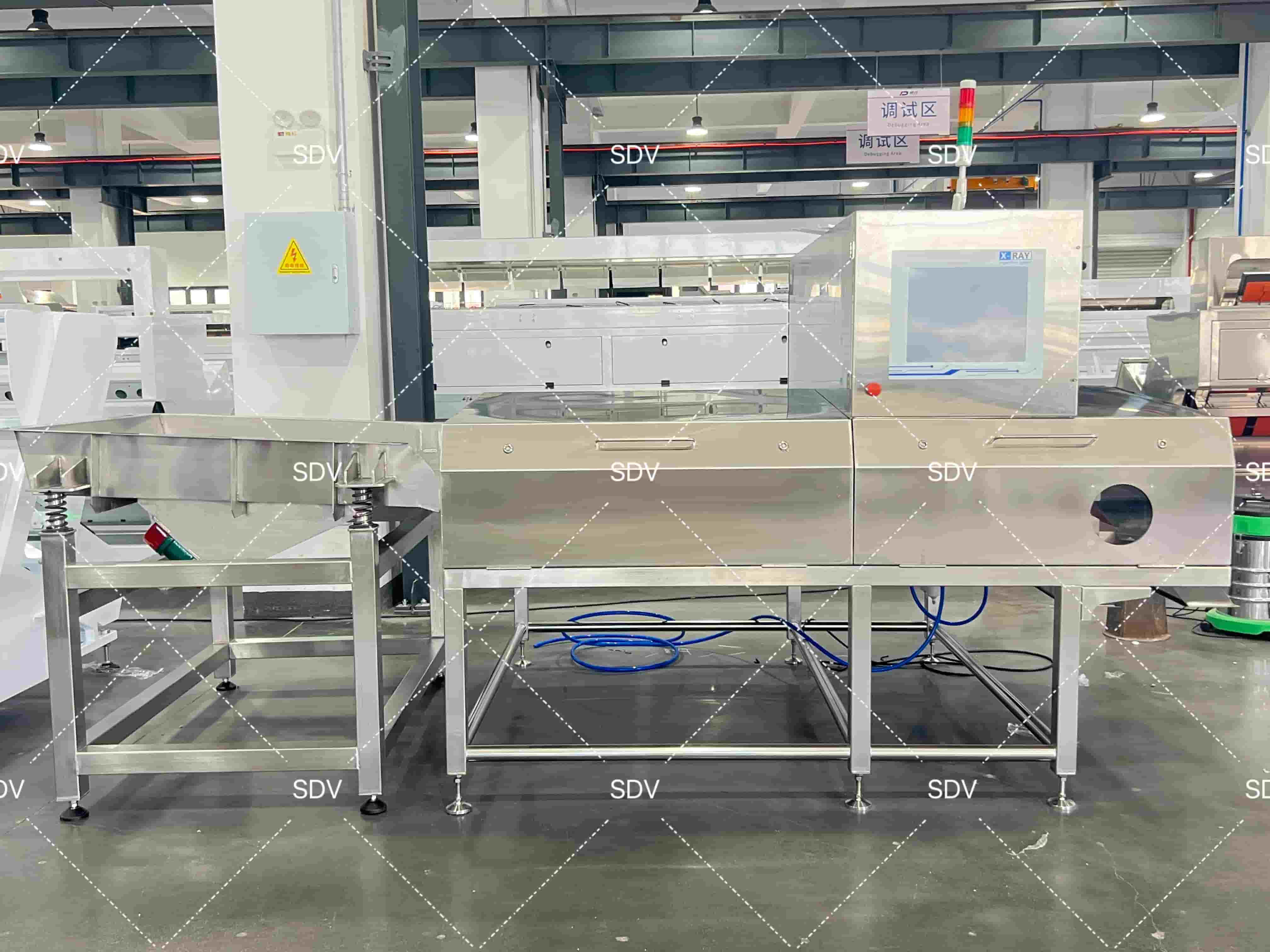 SDV amplía su línea de productos con un nuevo detector de rayos X de productos a granel con inteligencia artificial y ancho de cinta de 1200 mm para seguridad alimentaria